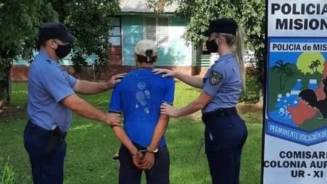 El potencial femicida fue detenido y puesto a disposición de la Justicia.