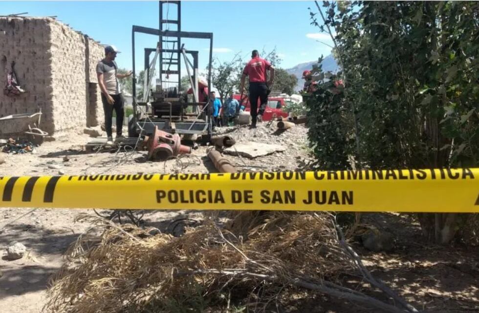Pocito: un obrero de 27 años murió al caer por un pozo de 35 metros de profundidad