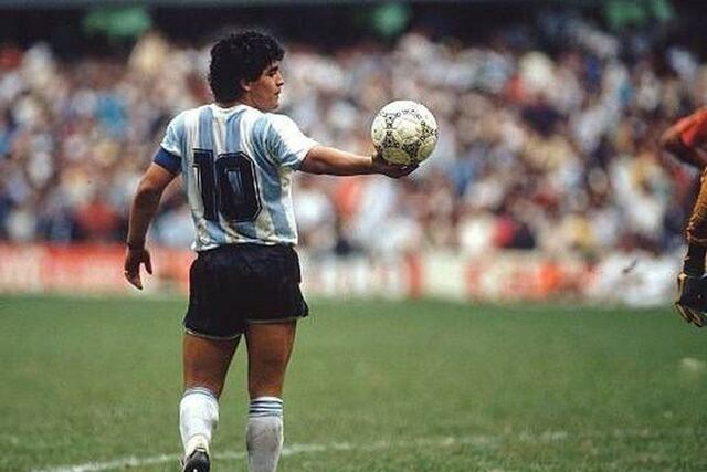 Diego, el máximo referente en la historia del seleccionado argentino.