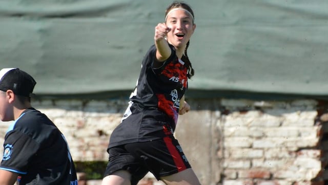 Con 4 goles de Sofía Mattos Sporting  derrotó a San Francisco 5 a 4. (Foto: Rodrigo Nistal).