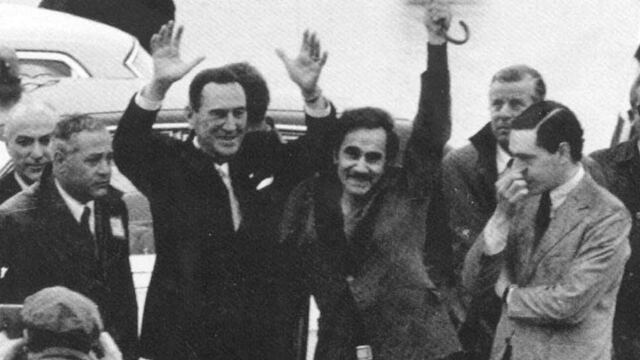 RUCCI. Junto a Perón (Archivo).