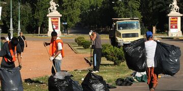 La recolección de residuos estará presente en algunos departamentos de Mendoza.