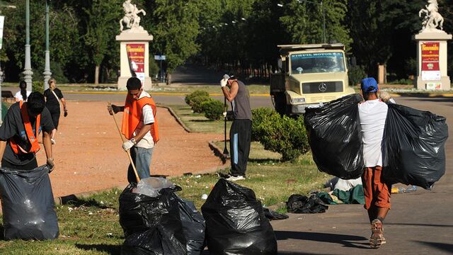 La recolección de residuos estará presente en algunos departamentos de Mendoza.