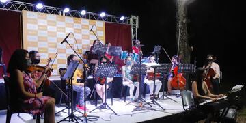 Primer Ensamble Sinfónico conformado en su totalidad por mujeres, este domingo en el Parque Estancia La Quinta.