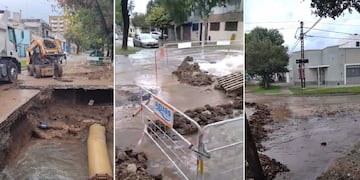 Fue en la zona sur de la ciudad y continúa en reparación.