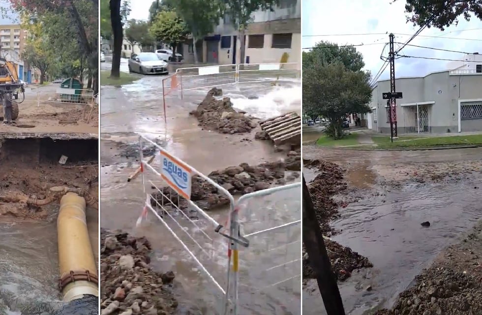 La rotura de un acueducto dejó sin agua a parte de Rosario y Villa Gobernador Gálvez
