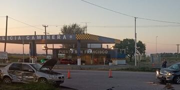 Accidente en el acceso a la ciudad