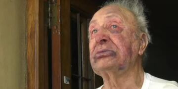 Movida solidaria de hinchas de Atlético de Rafaela por Ismael, el jubilado golpeado y robado en Sarandí