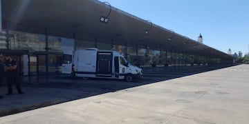 Los uniformados fueron los únicos con acceso a la dársena durante el mediodía.