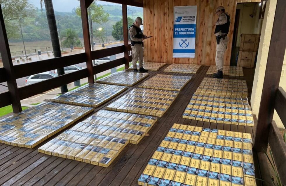 Millonario contrabando de cigarrillos fue secuestrado en El Soberbio