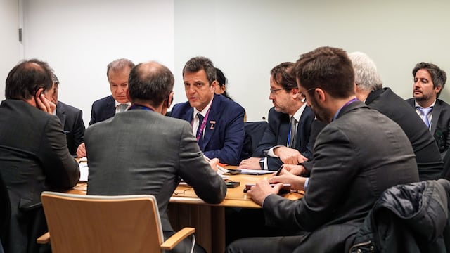La última reunión entre Sergio Massa y Emmanuel Moulin, secretario general del Club de París.