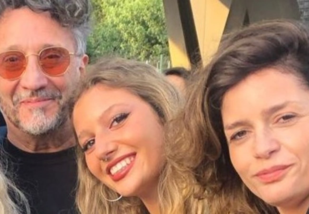 Fito Páez, Romina Ricci y su hija Margarita