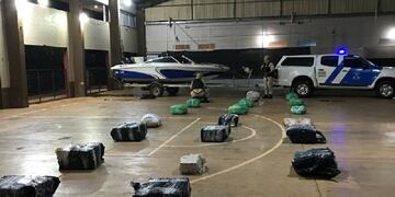 Golpe al narcotráfico en Posadas: Prefectura frustró cargamento de media tonelada de droga