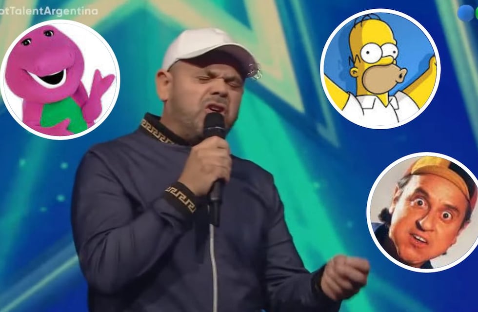 Got Talent Argentina: es de Córdoba, imitó a Quico, Homero Simpson, entre otros personajes, e hizo reír a todos