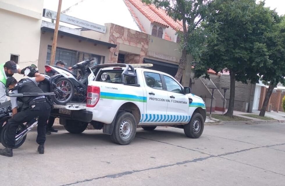Retuvieron 7 motos en dos operativos