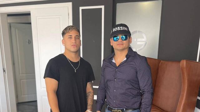 El uruguayo y el ex campeón mundial de boxeo volvieron a verse para resolver los trámites legales del show.