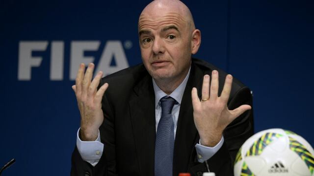 Gianni Infantino, presidente de la Fifa. (Foto: AP)
