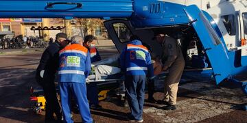 La joven quedó internada en el hospital Lagomaggiore de Ciudad.