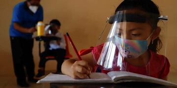 En Pérez aún se mantiene el nivel de alarma epidemiológica, por lo tanto, el nivel primario no podrá volver a las aulas. (AP)