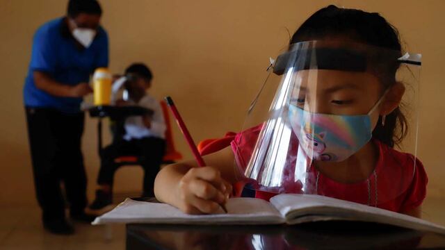 En Pérez aún se mantiene el nivel de alarma epidemiológica, por lo tanto, el nivel primario no podrá volver a las aulas. (AP)