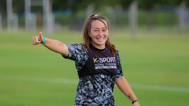 Victoria Arrieto, una de las figuras de Belgrano (Prensa Belgrano)