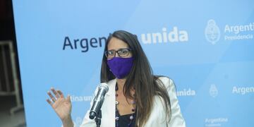 La ministra de las Mujeres, Géneros y Diversidad de la Nación, Elizabeth Gómez Alcorta.