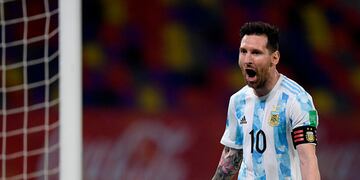 Lionel Messi fue figura contra Chile.