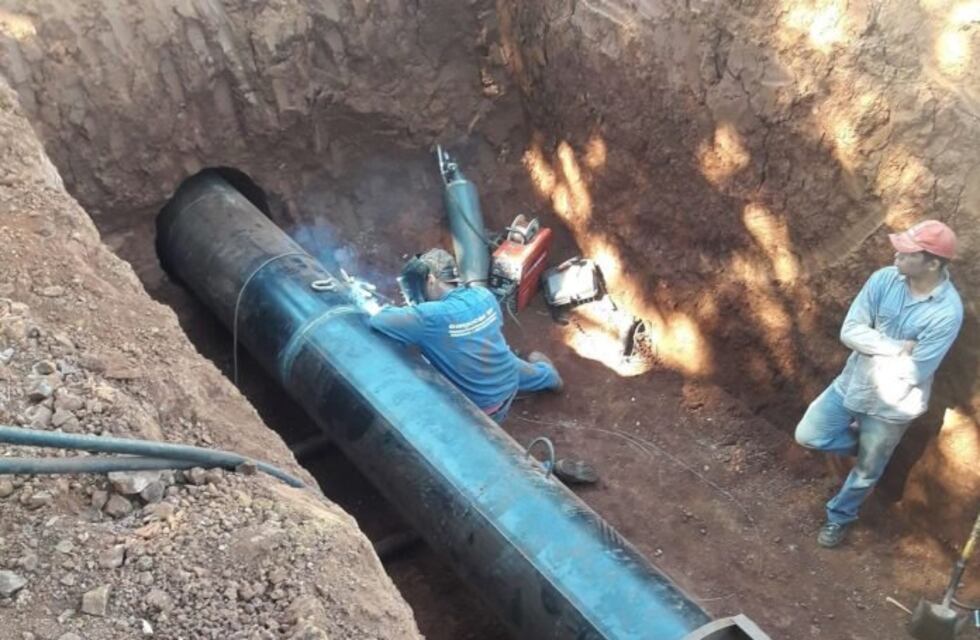 Avances en la construcción del acueducto en la ciudad de Oberá