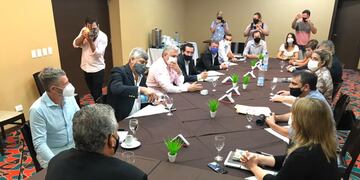 El Secretario de Derechos Humanos se reunión con referentes de la oposición en Formosa (@Pietragallahora).