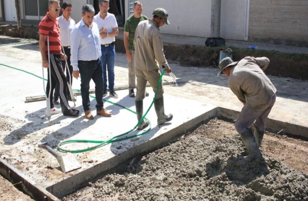 Culmina la obra de pavimento en el barrio 9 de Septiembre