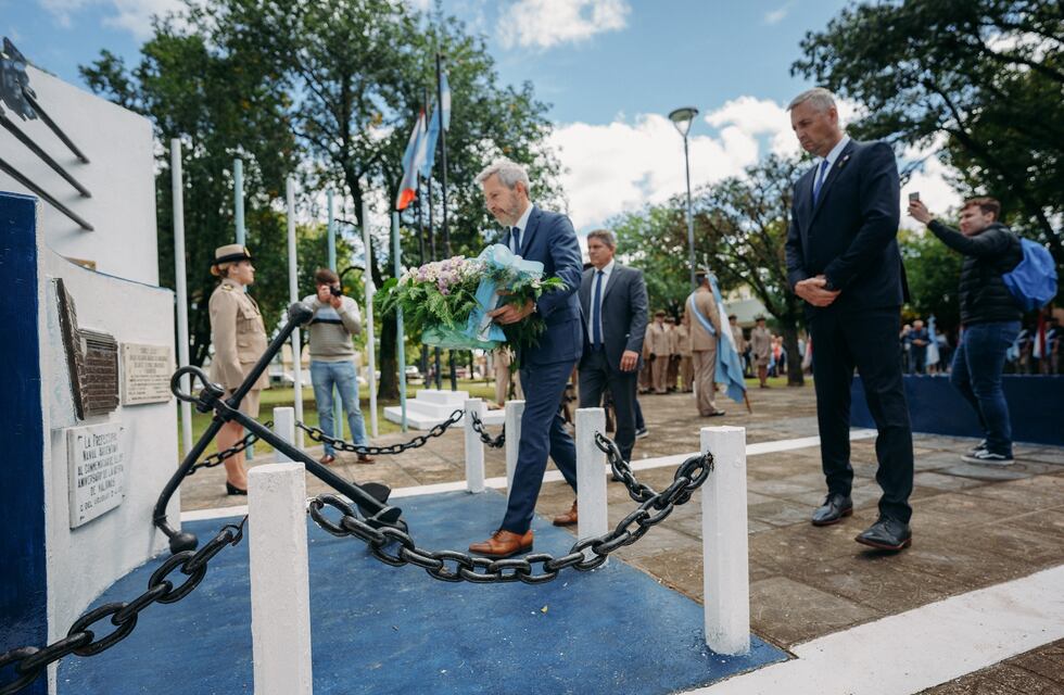 Rogelio Frigerio en el acto de Malvinas: “La causa solo la vamos a abandonar cuando la Bandera vuelva a flamear sobre las Islas”