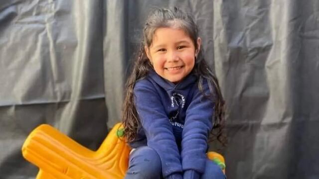 Candelaria, la nena alcanzada por una bala perdida durante los festejos de Navidad en Rosario.