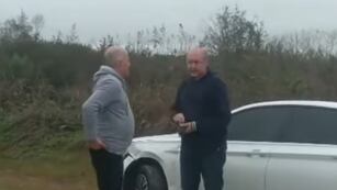 Daniel Manera fue a rescatar al gobernador Perotti, cuyo auto se rompió