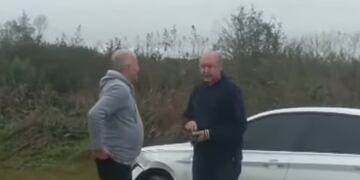 Daniel Manera fue a rescatar al gobernador Perotti, cuyo auto se rompió