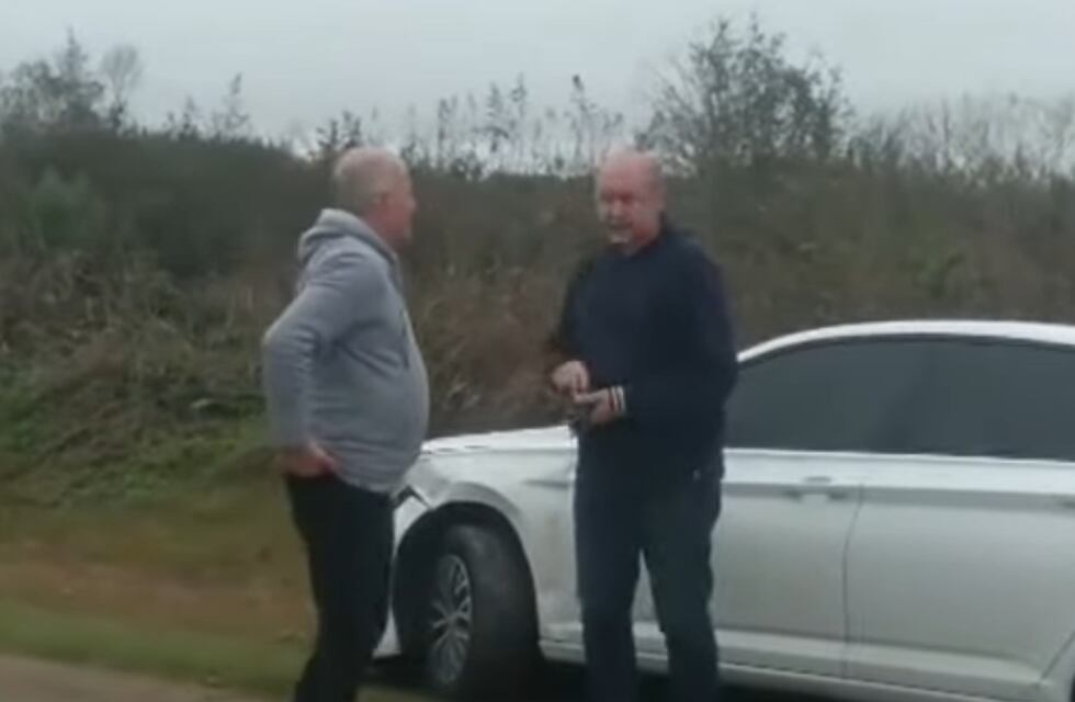 El gobernador Perotti chocó en el sur de Rafaela
