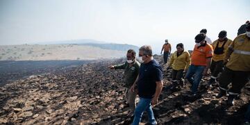 Incendios en el Cerro Ancasti.