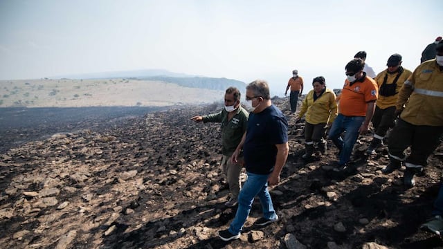 Incendios en el Cerro Ancasti.