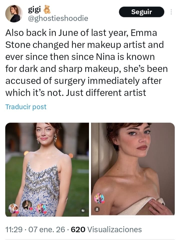 Fans defienden a Emma Stone de las críticas.