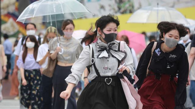 Japón: preocupa la suba de casos. (AP /Koji Sasahara)