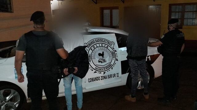 Dos jóvenes terminaron detenidos tras intentar sustraer objetos de un establecimiento educativo.