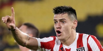 El lateral jugó en Estudiantes de La Plata hasta 2023.