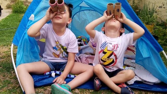 Actividades de campamento pero en casa