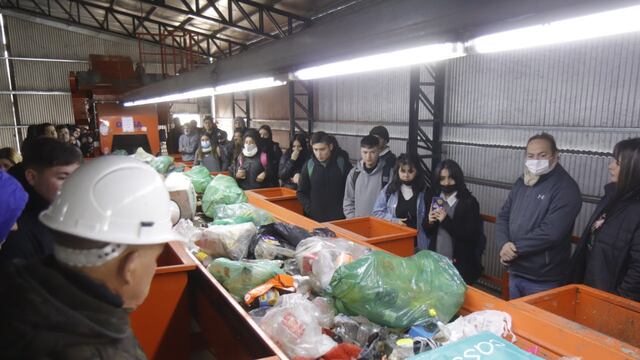 Estudiantes del IPEM 316 en el Centro Ambiental