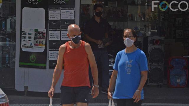 La temperatura a las 16 de este lunes trepaba a los 41.6º en la capital chaqueña.