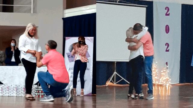 Le propuso casamiento en el acto de egresados (Villa María Vivo!).