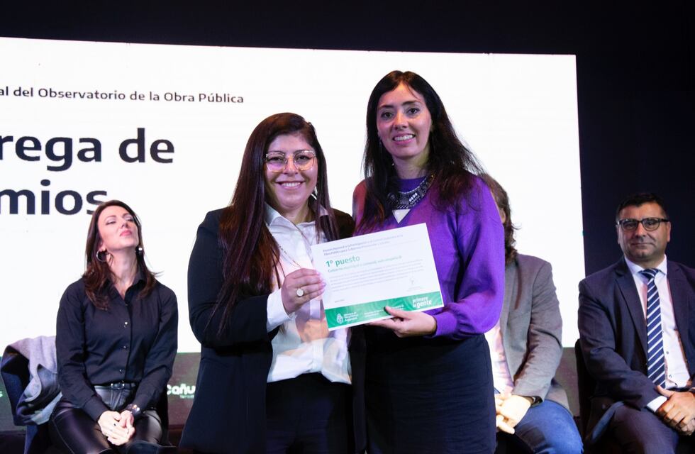Rafaela fue premiada por el Ministerio de Obras Públicas de la Nación
