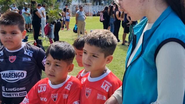El IDSR estuvo en el encuentro infantil de fútbol de Ferro
