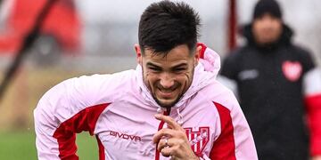 Roberto Bochi fue incluido en la lista de Instituto para el partido contra Estudiantes en La Plata. (Prensa IACC).