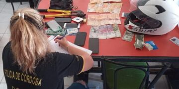 Los elementos recuperados por los robos en Nueva Córdoba.