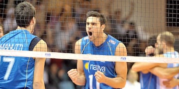 Con alma y vida: así grita el punto Sebastián Solé (Foto: FIVB)